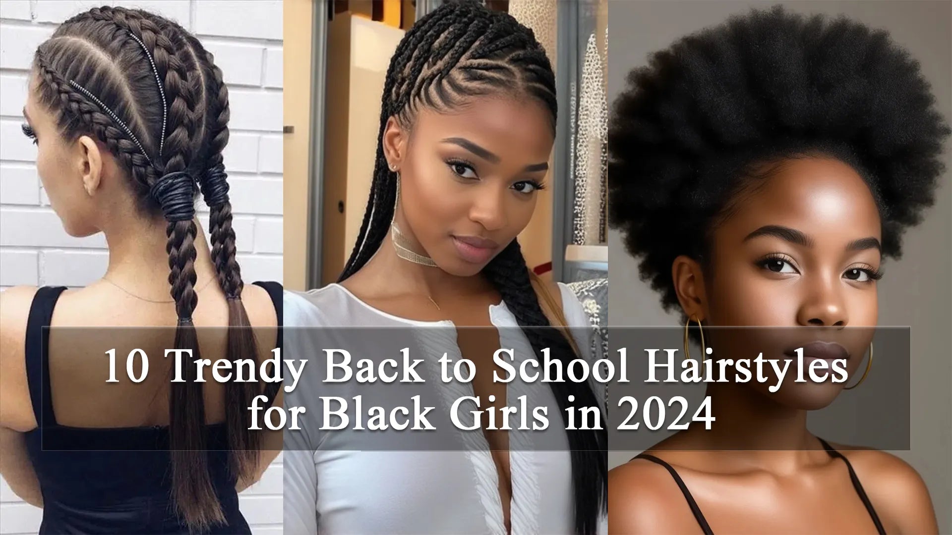 10 Trendy Back to School Hairstyles for Black Girls in 2024