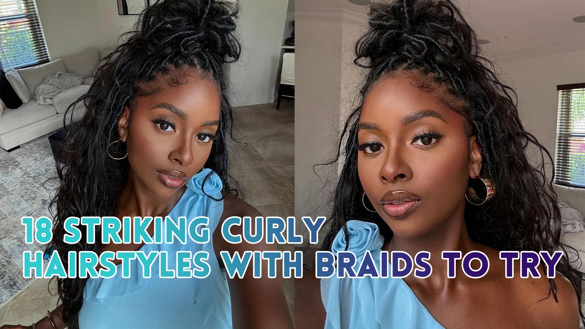 18 Striking Curly Hairstyles with Braids to Try