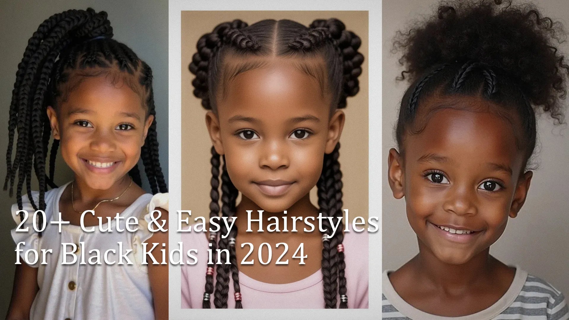 20+ Cute & Easy Hairstyles for Black Kids in 2024