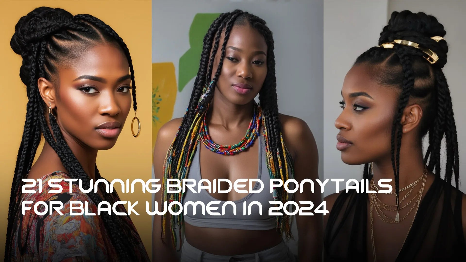 21 Stunning Braided Ponytails for Black Women in 2024