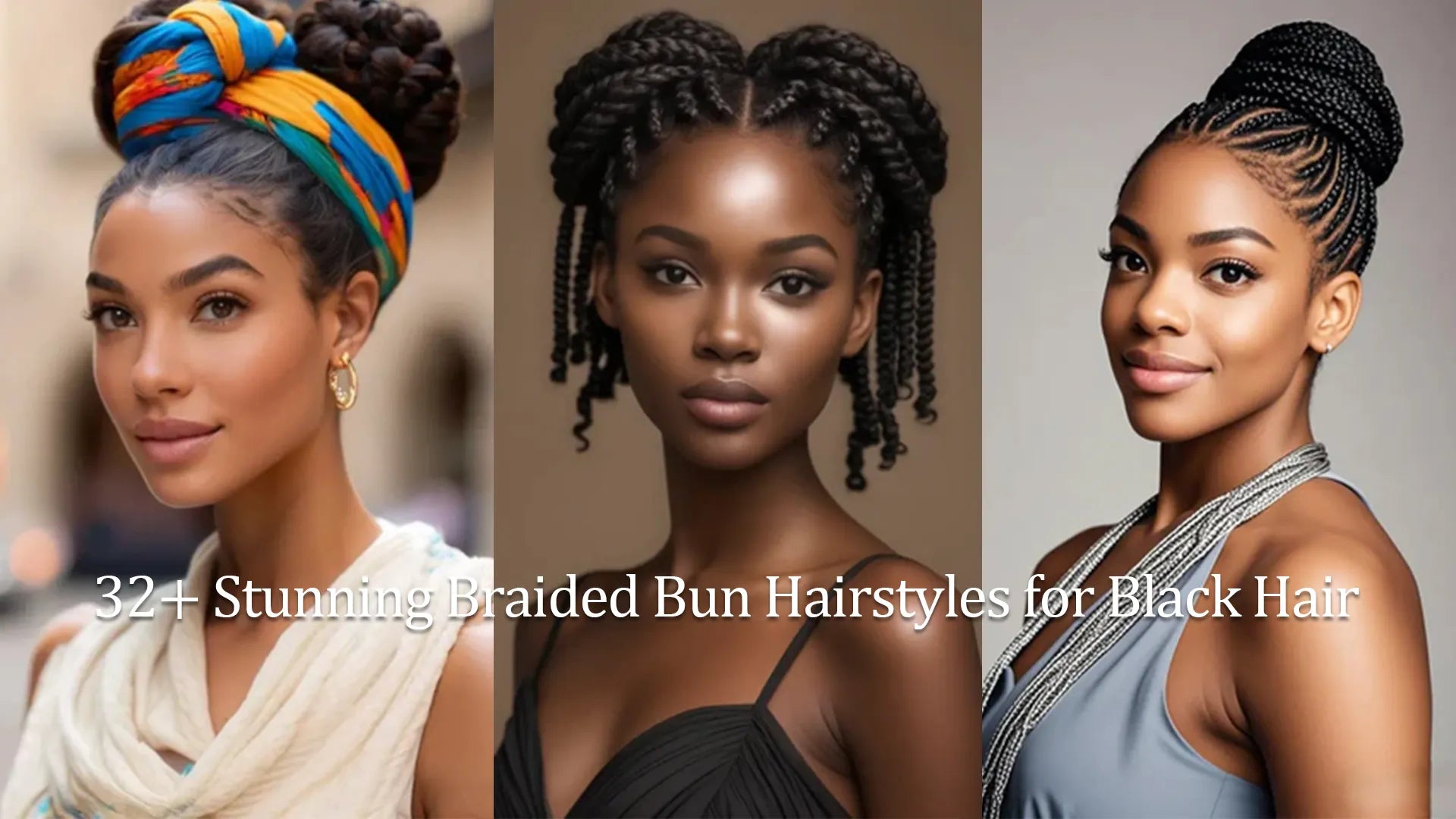 32+ Stunning Braided Bun Hairstyles for Black Hair