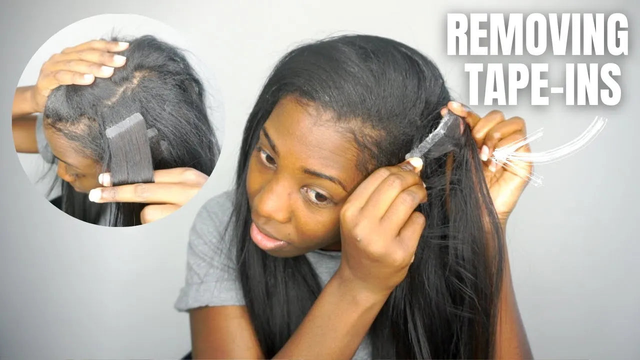 How To Remove Tape-in Hair Extensions At Home