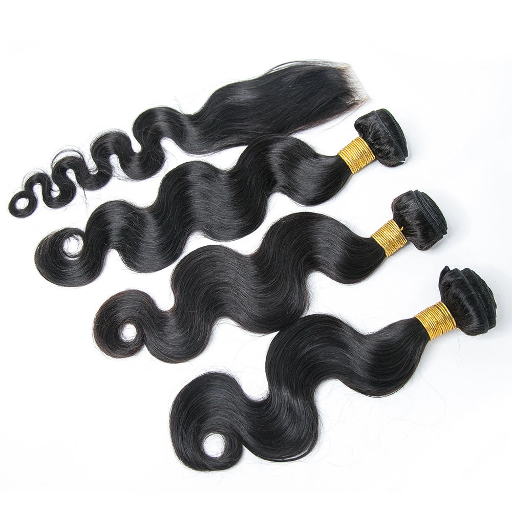 Body Wave Burmese Hair Double Drawn Weft Bundles