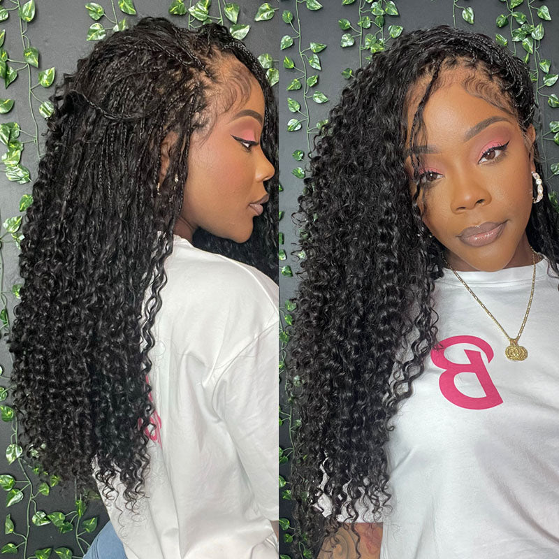 Knotless Bohemian Braided Wig-Full Lace Wigs – Ywigs