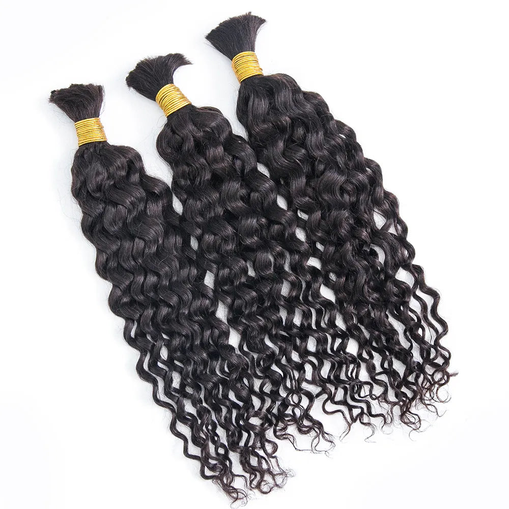 Dark-Brown-Water-Wave-Bulk-Hair-Extensions-for-Braiding