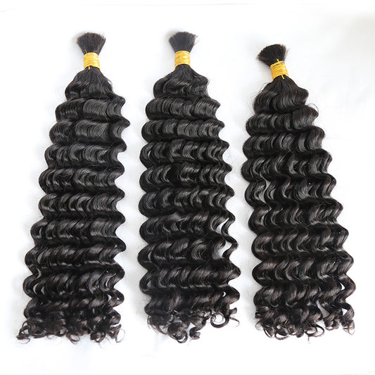 Double Drawn Burmese Hair Italy Curly Hair Brading Hair