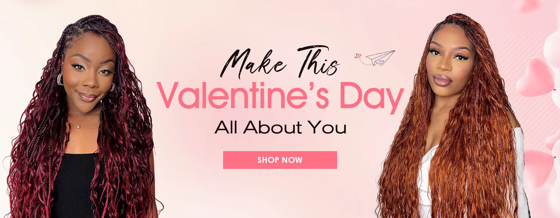 Get Ready for Valentine's Day Boho Hair Sale