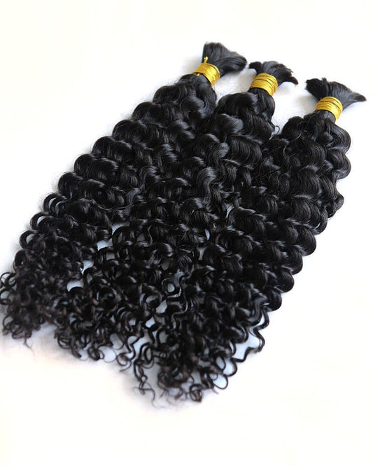 Spanish Curl Bulk Hair Extensions for Braiding