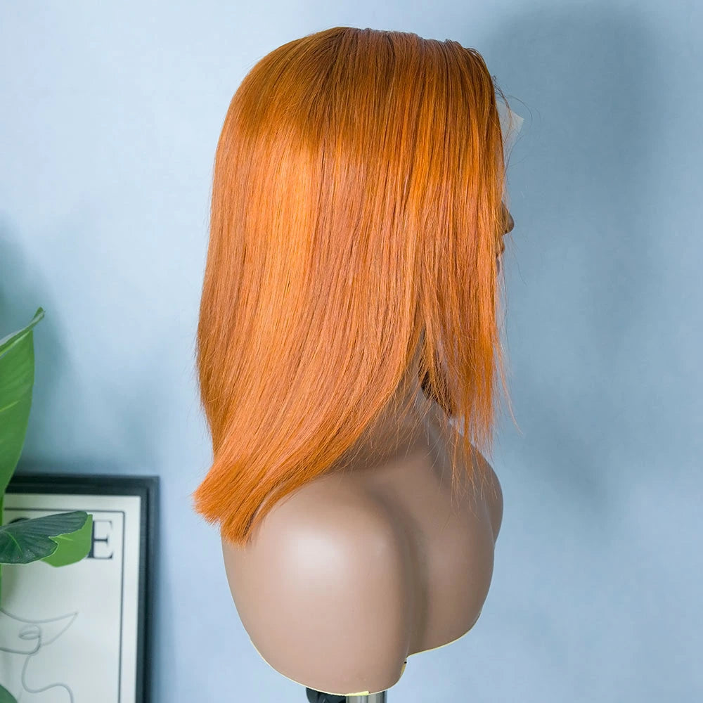 12 Inch 150% Density Straight 13x6 Lace Front Bob Wig for Sale Y3