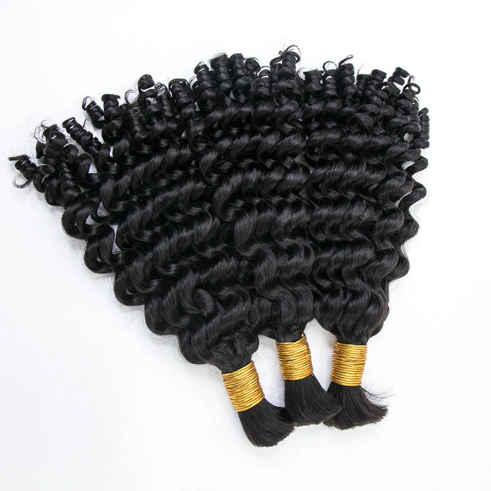 Loose Curl Bulk Hair Extensions for Braiding with Good Quality