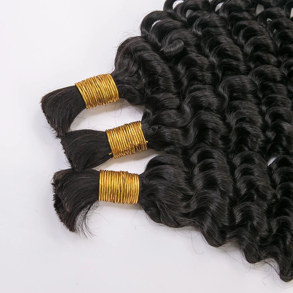 Loose Curl Bulk Hair Extensions with Good Quality