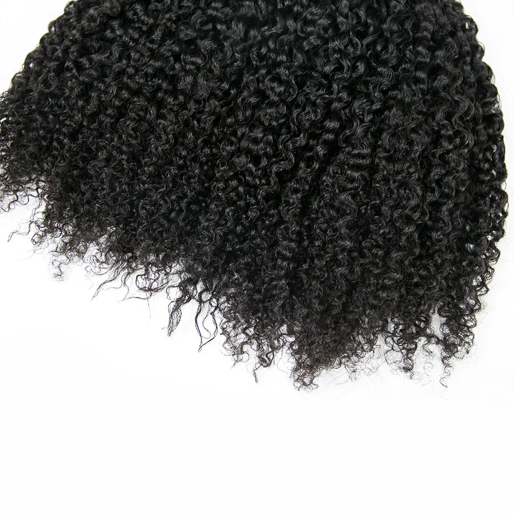 Multi-Textured Kinky Curly Bulk Hair Extensions for Braiding