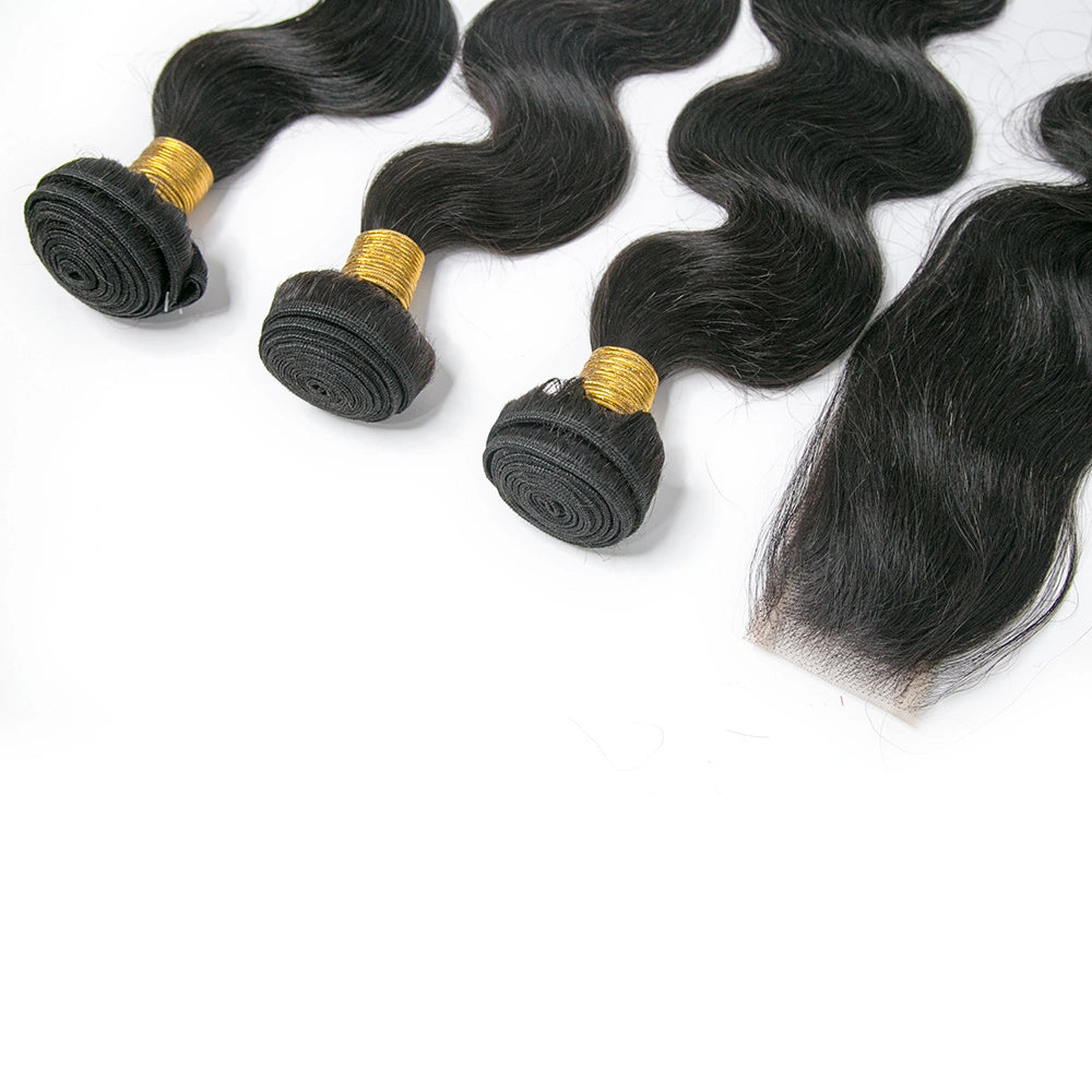 Natural Color Body Wave Burmese Hair Double Drawn