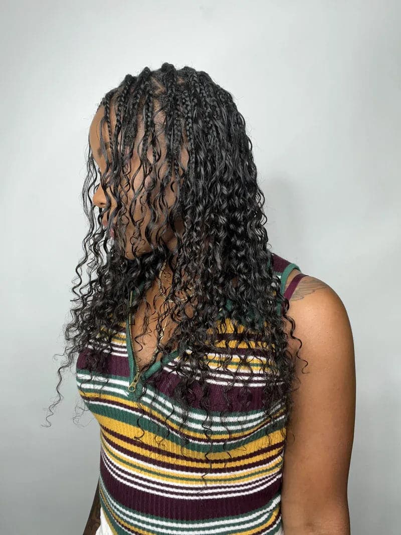 Water Wave Human Hair Bulk For Boho/Goddess Braids – DDS Hair Service