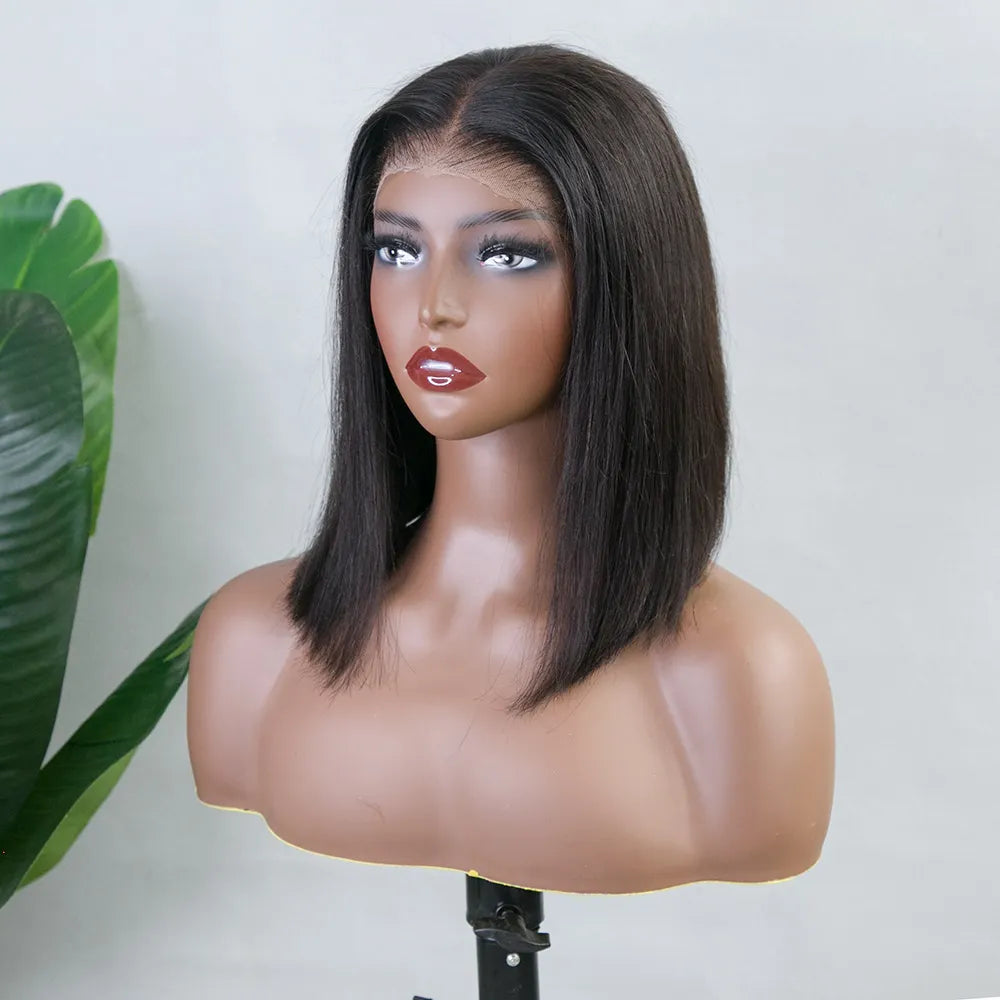 Wear-And-Go-Bob-Human-Hair-Lace-Front-Wig