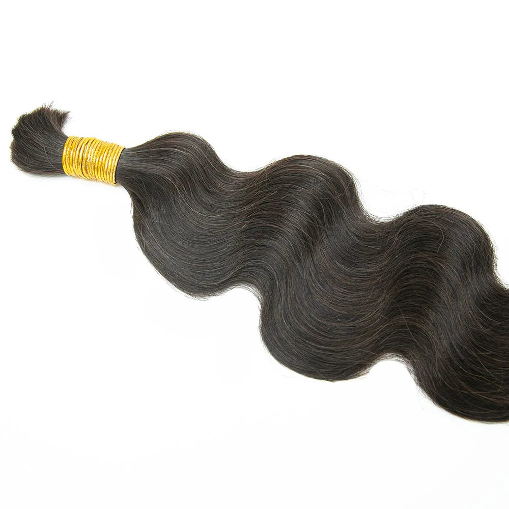 #2 Dark Brown Body Wave Bulk Human Braiding Hair