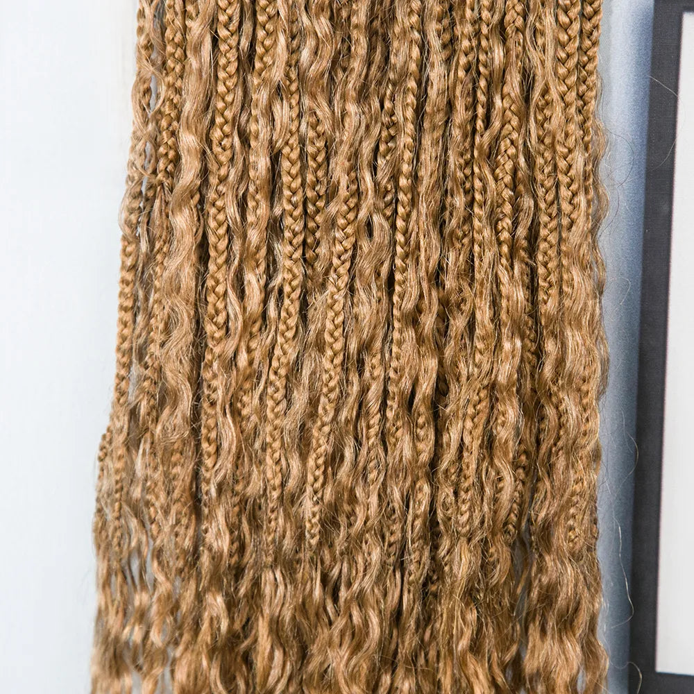 boho box braids color 27