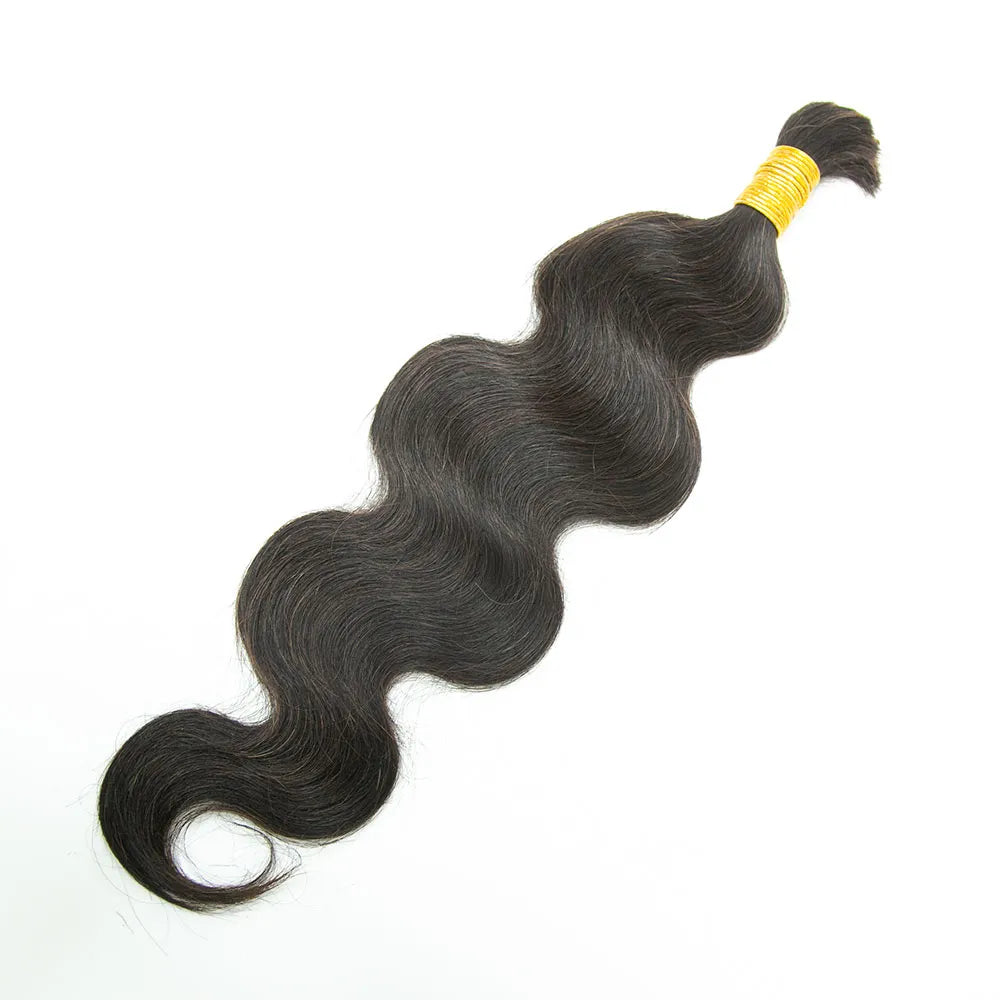 #2 Dark Brown Body Wave Bulk Human Braiding Hair