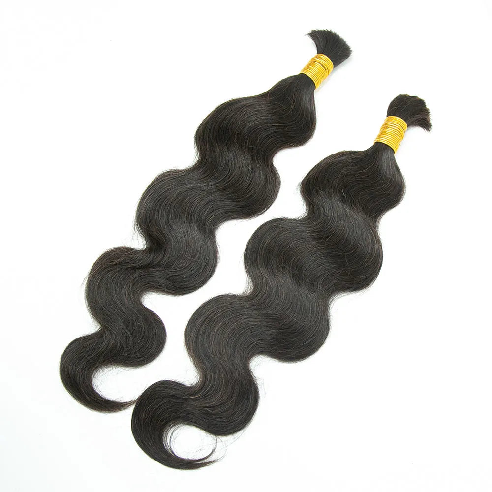 #2 Dark Brown Body Wave Bulk Human Braiding Hair