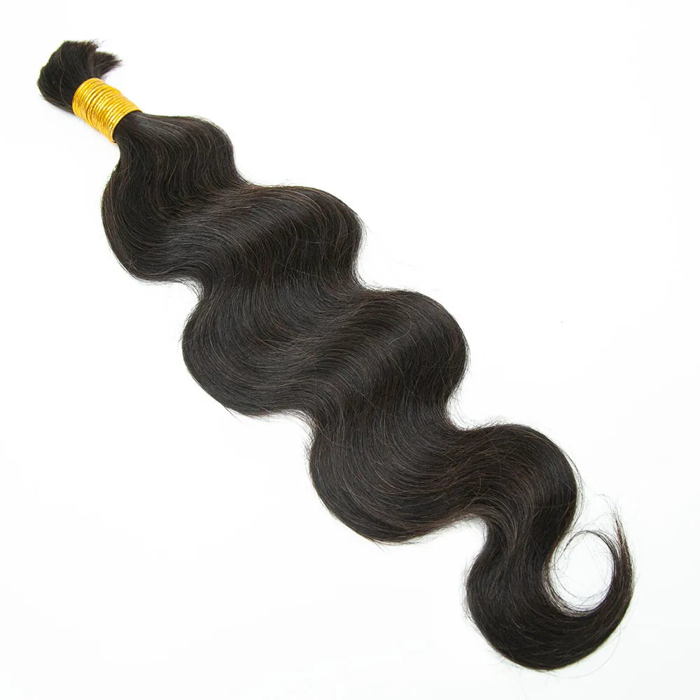 #2 Dark Brown Body Wave Bulk Human Braiding Hair