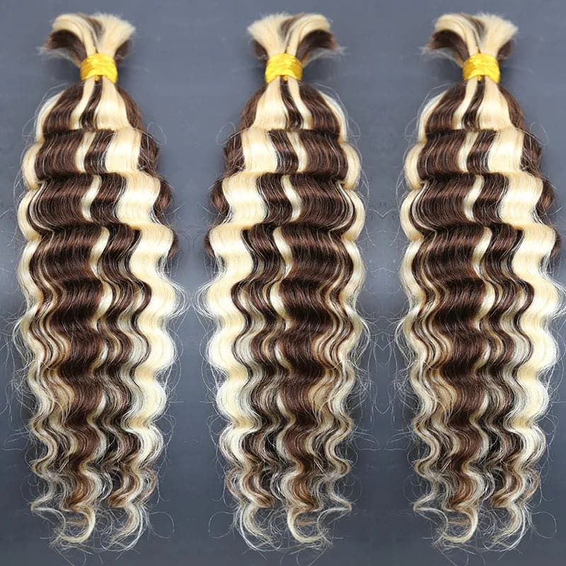 deep wave bulk human hair