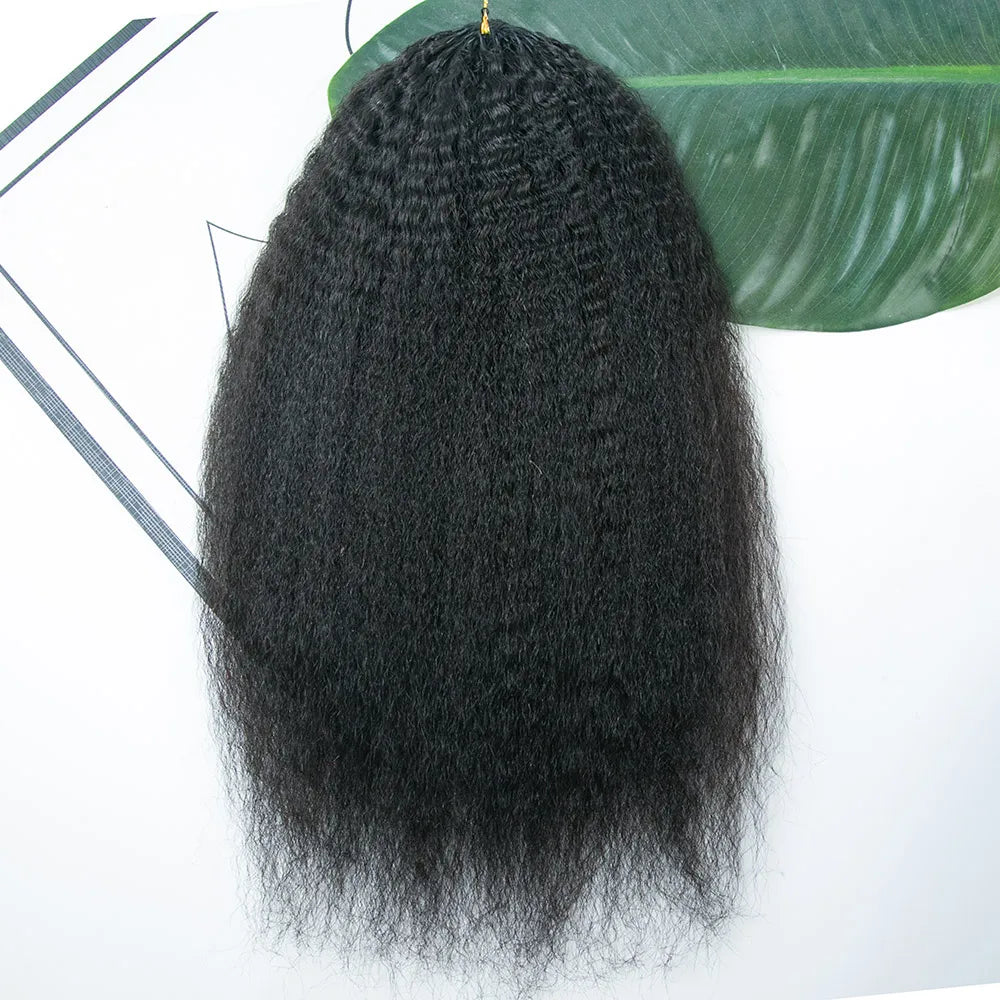 Kinky Straight Human Hair Crochet