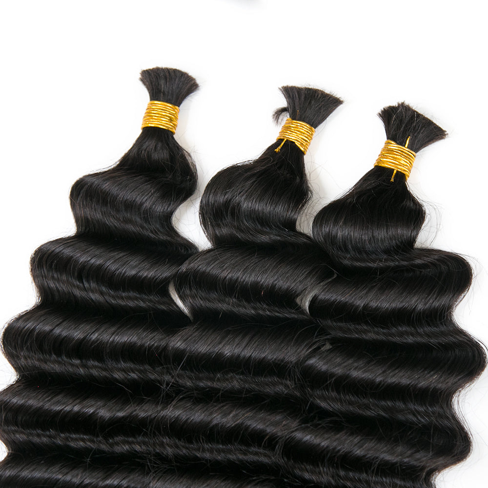 the double drawn burmese loose deep wave human hair bulk