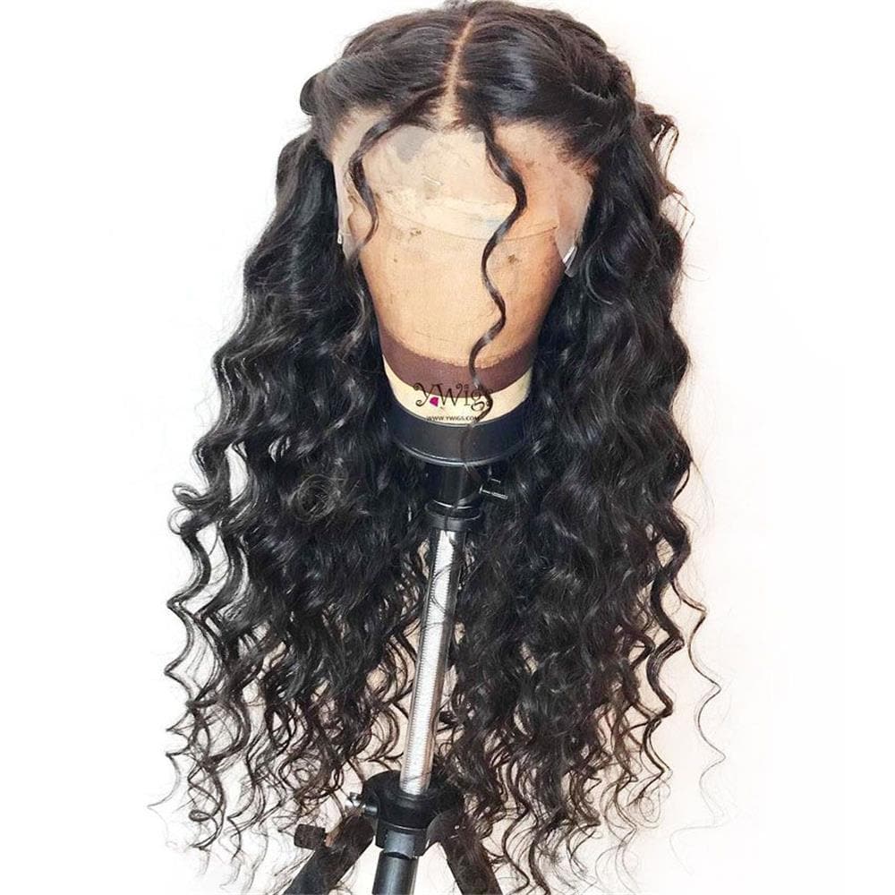 Beginner Friendly 4x4 Closure Human Hair Wig Deep Curly Style – Lush Wig