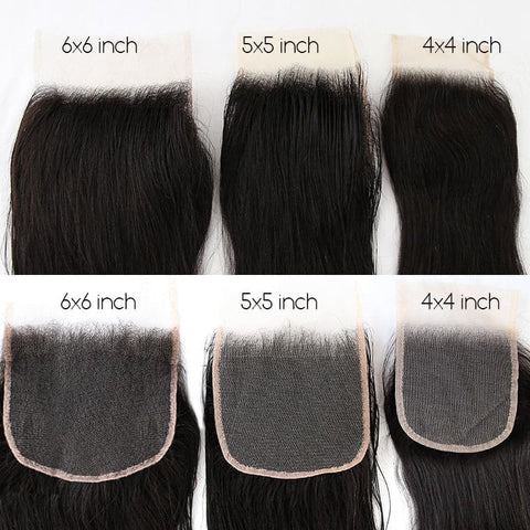 Wholesale Human Hair lace closure for white women For Discreteness 